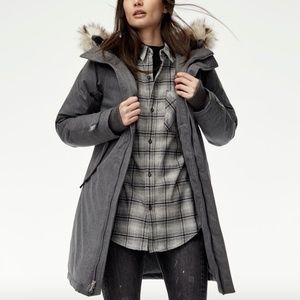 Aritzia TNA Avoriaz Parka Grey Medium